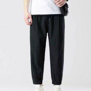 라이트룩 학생끈조절 허리밴딩 외출복 팬츠 슬랙스 올데이 남성용 트레이닝팬츠 브러시드 윈터보온 라이닝