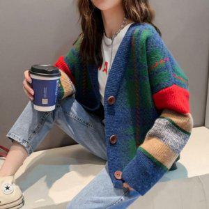 스테디 엣지 헤비 여성가디건 컬러풀 S/S 오텀 레이디 카디건 간절기가디건예쁜가디건 가을가디건