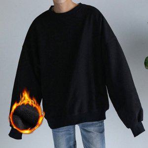 공용사이즈 일상템 스탠다드베이직솔리드 보아 스웻셔츠 INSUM30 스테디