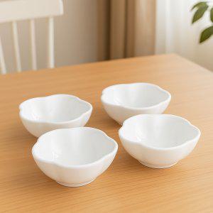 본차이나 꽃초장기 4P세트