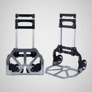 높이조절 접이식 카트 3단 물류 운반 손수레 이사 박스 홀로그램