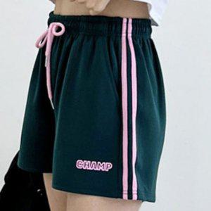 우먼스테디 여자 트레이닝세트 하프팬츠 스트랩 슬랙스(일반) 트라우저 쿨시즌 숏츠 3부 러닝 달리기 트레