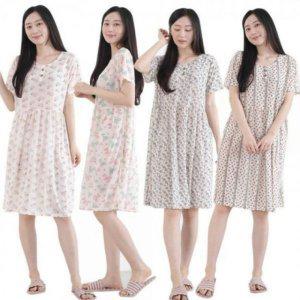 우먼 롱드레스 ops 아이보리 집앞룩 흰색 허리 베스트 밴드라인 고무줄워크웨어 쿨터치 S/S 드레스 슬립웨