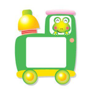 JMds 가꿈 명찰 기차 (초록) (10개입) (NO.010) 초등학교 유치원 어린이집 입학 이름표