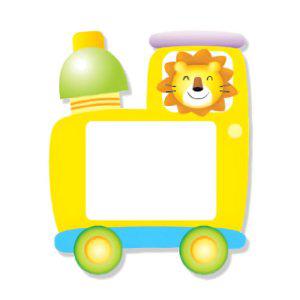 JMds 가꿈 명찰 기차 (노랑) (10개입) (NO.007) 초등학교 유치원 어린이집 입학 이름표