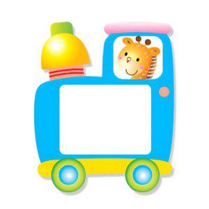 JMds 가꿈 명찰 기차 (하늘) (10개입) (NO.006) 초등학교 유치원 어린이집 입학 이름표