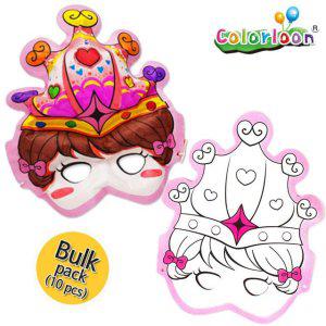 컬러룬 아동 스티커 왕관 마스크 미술놀이 메이