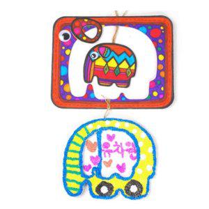 코끼리 어린이용 유아미술 어린이 미술용품 사진