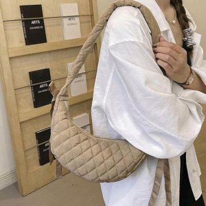 반달 여자크로스백 브라운 가방 폰가방 반달크로