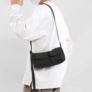 여행 데일리백 여성미니가방 블랙 미니핸드폰가방 나일론 지갑 폰가방