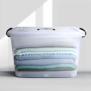 반투명 플라스틱 리빙박스 대형 90L