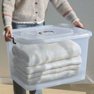 반투명 플라스틱 리빙박스 대형 120L