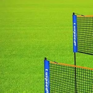 휴대용 접이식 표준 전문 배드민턴 네트 실내 야외 스포츠 배구 테니스 훈련 사각형 네트 메쉬