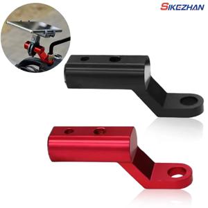 스쿠터 ATV 용 범용 오토바이 익스텐더 브래킷 스포트라이트 전화 홀더 고정 용 백미러 마운트 확장 브래킷