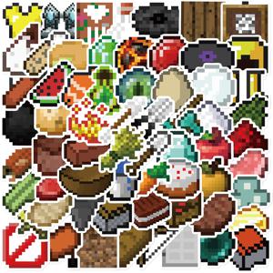 70/140PCS 크리 에이 티브 픽셀 게임 스티커 장식 전화 케이스, 노트북, 컵, 스케이트 보드 DIY 방수 스티커