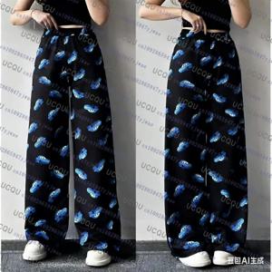 2026 자동차 라이트닝 맥퀸 샐리 3D 프린트 파자마 바지 커플 패션 캐주얼 롱 팬츠 가을 패션 홈 바지