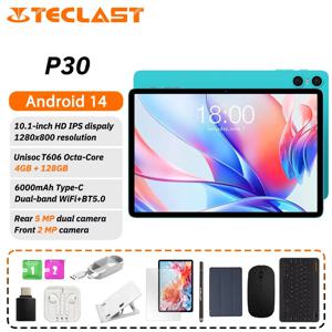 Teclast P30 태블릿 10.1인치 Unisoc T606 8코어/1280×800iPS/12GB(4GB+8GB) RAM128GB ROM/WIFI/BT5.0/6000mAh/Type-C/5MP+2MP 카메라