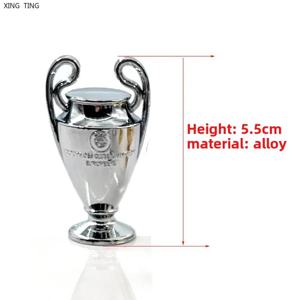 트로피 모형 장식품, 기념품, 축구 골든 부츠, 골든 볼, 열쇠고리 펜던트, 합금, 프랑스, 스페인, 이탈리아, 챔피언스