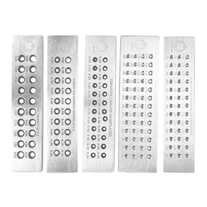 텅스텐 카바이드 와이어 드로플레이트 원형 와이어 드로플레이트 쥬얼리 만들기 도구 쥬얼리 도구 금은 와이어 드로잉