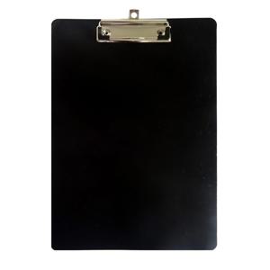 A4ClipBoard검은색 플라스틱 클립보드,A4 쓰기 패드, 금속 클립 포함,A4 클립보드단단한 플라스틱, 검은색 클립보드 표준