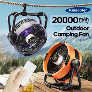 휴대용 6 in 1 야외 캠핑 팬 20000mAh 충전식 무선 텐트 천장 팬 4 속도 조절 LED 조명 전원 뱅크 Portable 6 in 1 Outdoor Camping Fan 20000mAh Rechargeable Wireless Tent Ceiling Fan 4 Speed Adjustment LED Lighting Power Bank