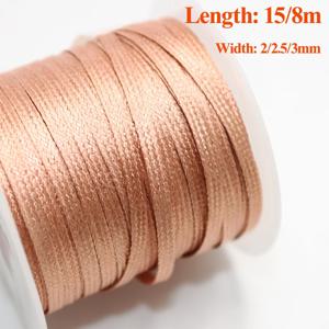 15/8M 구리 용접 디 솔더링 와이어 브레이드 납땜 메쉬 용접 낮은 잔류물 무 세척 솔더 WickTin 리무버 도구 플럭스 BGA PCB