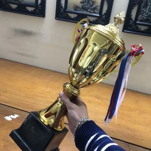 새로운 스포츠 게임 골드 트로피 상 챔피언 뚜껑 포함 우승자 상 트로피 장난감 학교 보상 공급 경쟁 축구