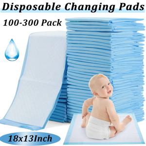 20-100Pcs 일회용 변경 패드 높은 흡수성 기저귀 변경 패드 방수 누출 방지 아기 일회용 언더 패드 아기