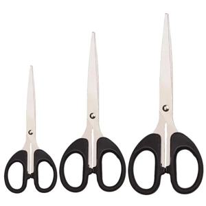 2/3Pcs 새로운 사무실 가위 학생 DIY 공예 종이 절단 칼 홈 아트 스테인레스 스틸 어린이 가위 사무용품