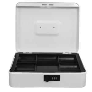 중량급 금속 현금 상자 비밀번호 보호 성인용 돈 보관함 녹 방지 견고한 구조 컴팩트 저금통