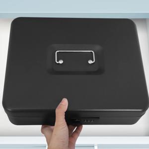 성인을 위한 대용량 잠글 수 있는 금속 현금 상자 안전한 돈 보관 금고 돼지 저금통 콤팩트 저축 은행