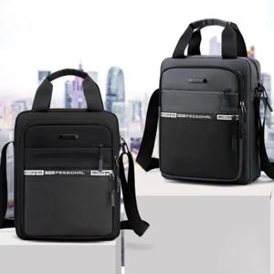 남자 비즈니스 숄더 백 패션 캐주얼 솔리드 컬러 가슴 가방 대용량 고품질 크로스 바디 백 다기능 가방