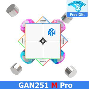 GAN 251 M Pro 2x2 자기 속도 큐브 전문 GAN 큐브 251 M AIR Gan 251 Leap Cubo 퍼즐 GAN251 스트레스 해소 장난감