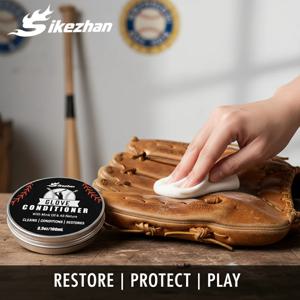 글러브 가죽 컨디셔너 - 야구 글러브, 소프트볼 글러브 및 기타 가죽 스포츠 장비에 사용 가능 휴대용