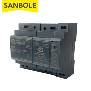HDR-15W 초슬림 계단 모양 DIN 레일 설치 스위치 전원 공급 장치, 30W 60W 100W 시리즈 DC 5V 12V 15V 24V 48V