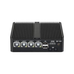 팬리스 미니 PC 소프트 라우터 인텔 셀러론 J6412 J4125 J1900 N2830 N150 4x 이더넷 2.5G 인텔 i226V NIC 방화벽 장치