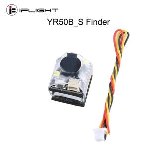 IFlight YR50B_S 파인더 버저 100dB BB 링 LED 조명 알람 FPV 쿼드콥터 및 RC 비행기용 100 데시벨 프로그래밍 가능 BF F7