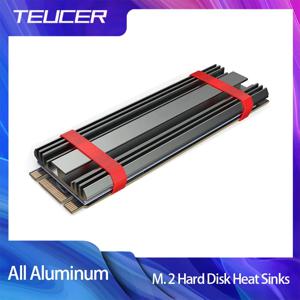 TEUCER M.2 SSD 쿨러 NVME 2280 솔리드 스테이트 디스크 드라이브 라디에이터, M2 SSD 방열판, 열 패드 PS5 방열판 포함