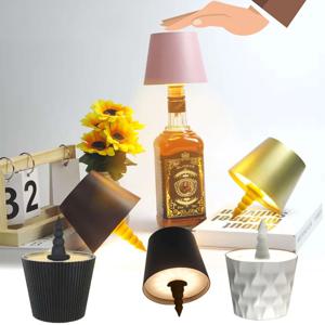 실리콘 와인 Stoppers 밤 램프 무선 병 테이블 램프 3 색 바 와인 병 책상 조명에 대 한 무단 변속 램프