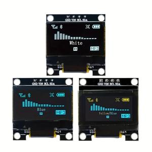0.96 인치 128X64 LCD 화면 OLED 디스플레이 모듈 Arduino STM32 YellowBlue/White/Blue 용 4Pin VCC SSD1306 128*64 12864 IIC I2C