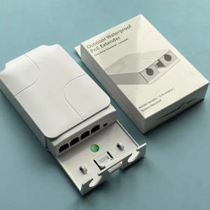 실외 방수 POE 확장기 4포트 네트워크 스위치 리피터 4포트 POE 리피터 10/100Mbps PoE 스위치 NVR IP 카메라용