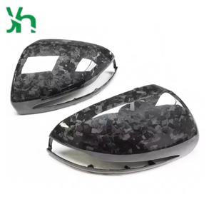 메르세데스-벤츠 W222 W213 X205 W238 W205 C S GLC E AMG 도어 사이드미러 케이스용 단조 드라이 카본 파이버 미러 커버