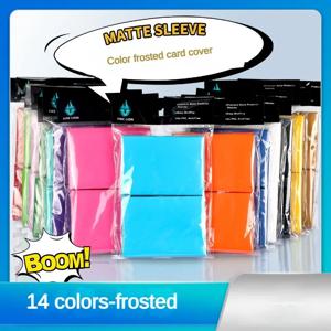 100PCS 카드 슬리브 66x91mm 매트 Katana 트레이딩 카드 슬리브 홀더 TCG 카드 야구 카드 보호대 MTG TCG 카드 슬리브