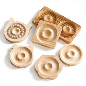 나무 구슬 디자인 보드 보석에 대 한 적합한 팔찌 디스플레이 스탠드 목걸이 만들기 공예 트레이 실용적인 디스플레이