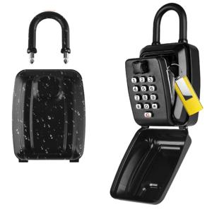 교수형 키 잠금 안전 비밀 보관 상자 암호 보안 잠금 키 필요 없음 홈 오피스 키 휴대용 조합 상자 보관
