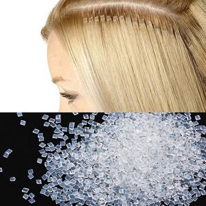 확장 도구 용 이탈리아 케라틴 접착제 그레인 케라틴 퓨전 헤어 익스텐션 용 클리어 컬러 슈퍼 접착제 100g/팩 500g/팩