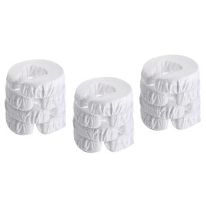 마사지 테이블용 LICE-12Pcs 얼굴 크래들 커버, 재사용 가능, 마사지 테이블 레스트 커버, 오일 프루프, 머리 받침 크래들 시트