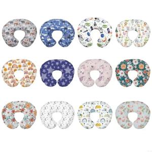 U자형 수유 베개 베개 커버 세련되고 편리한 U자형 모유 수유 만화 프린트