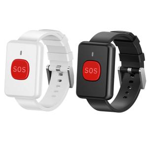 혼자 생활하는 노인을 위한 A71P 노인 호출기, 노인을 위한 원버튼 비상 경보 원격 호출기, 시계형 무선 버튼 SOS