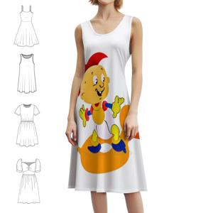 환상적인 맥스 여성용 힙합 스트리트웨어 드레스 그래픽 프린트 파티 클럽웨어 환상적인 환상적인 미스터 폭스 러쉬모어 웨스 여성용